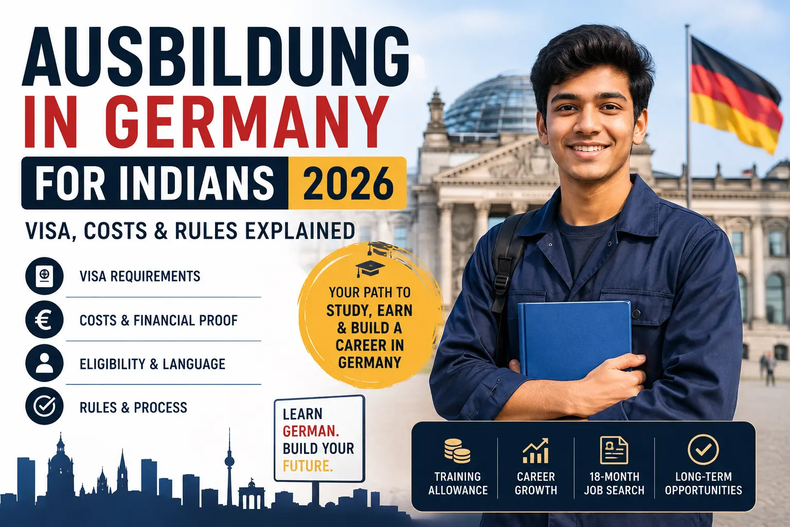 Ausbildung Germany for Indians: Visa, Costs & Rules (2026)