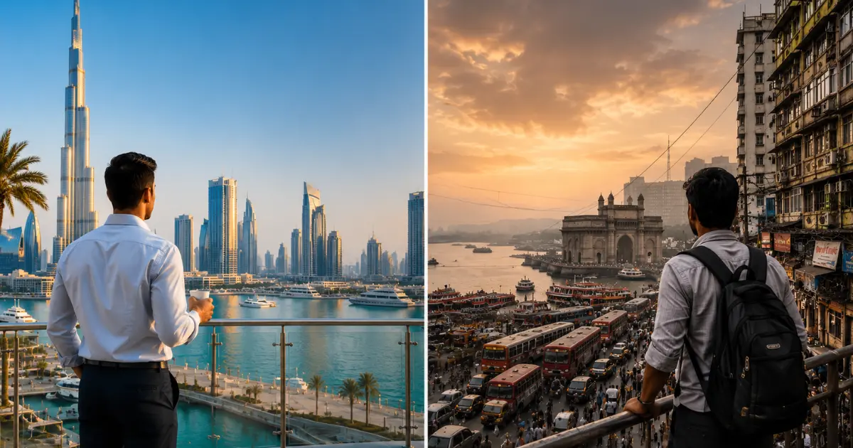 Dubai vs Mumbai — Same Salary, Completely Different Life