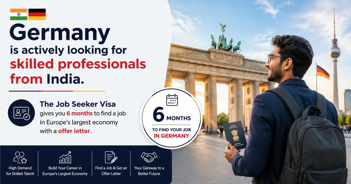 Germany Job Seeker Visa 2026 — Complete Step-by-Step Guide for Indians