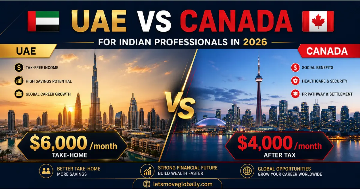 UAE vs Canada in 2026: Where Should Indians Move for Higher Income?
